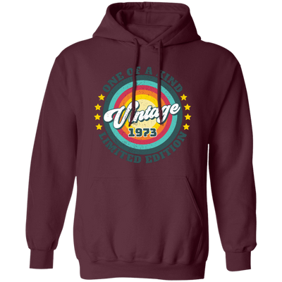 One Of A Kind Limited Edition, Vintage 1973, Retro 1973 Pullover Hoodie