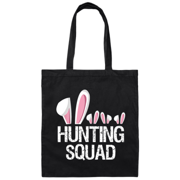 Boys Girls Kids Hunting Squad Easter Egg Hunt Gift Canvas Tote Bag