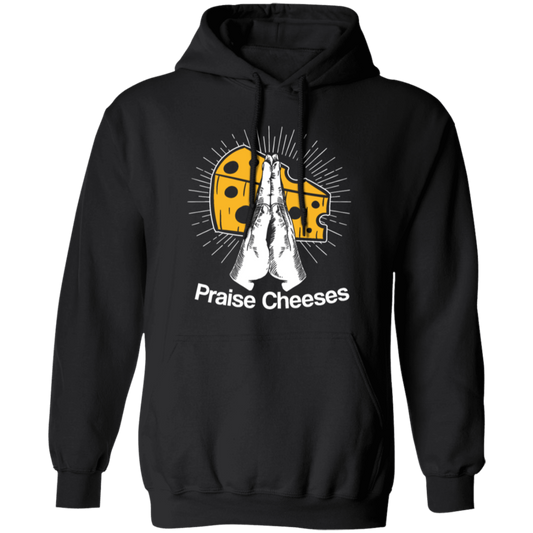 Cheese And Jesus Design, Christian Gift, Love Christian, Praise Cheese Pullover Hoodie