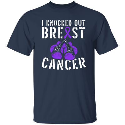 Against Cancer Gift, I Knocked Out Breast Cancer, Boxer Breast Cancer Unisex T-Shirt