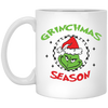 Grinchmas Season, Love Grinch, Merry Christmas, Trendy Christmas White Mug