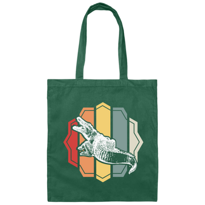 Crocodile Caiman Animal Welfare Gift Live In The River Canvas Tote Bag