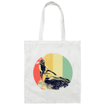Jetski Retro Gift  Idea Jet Ski Sport Water Canvas Tote Bag