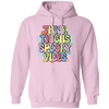 Thick Thighs Spooky Vibes, Spooky Boo, Groovy Boo Pullover Hoodie