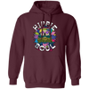 Hippie Soul, Cool Soul, Cool Skull, Hippie Style Pullover Hoodie