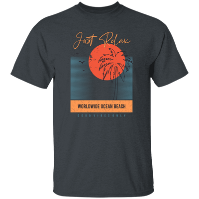 Just Relax, Worldwide Ocean Beach, Goodvibes Only, Summer Unisex T-Shirt