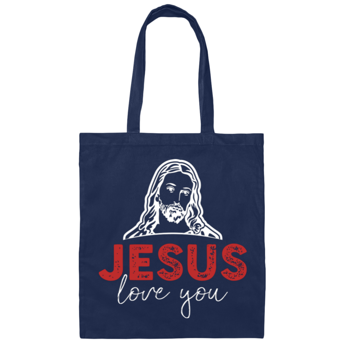 Jesus Love You, Pastor Gift, Love Jesus, Pastor Wife Canvas Tote Bag