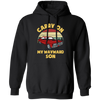 Carry On My Wayward Son, Red Car, Classic Car Pullover Hoodie