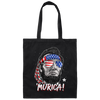 America Flag, Abe Lincoln, 4th of July, Love American Gift, Best Of July Canvas Tote Bag