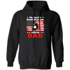 Father's Day Gift, My Baseball Player Calls Me Dad, Baseball Dad Pullover Hoodie