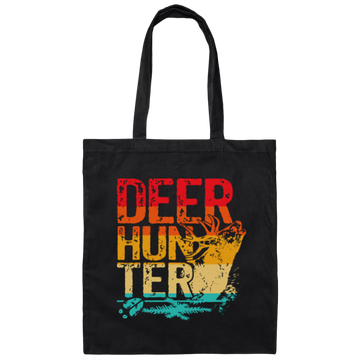 Cant Wait For Deer Hunting Season Deer Hunter Vintage Canvas Tote Bag