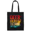 Cant Wait For Deer Hunting Season Deer Hunter Vintage Canvas Tote Bag