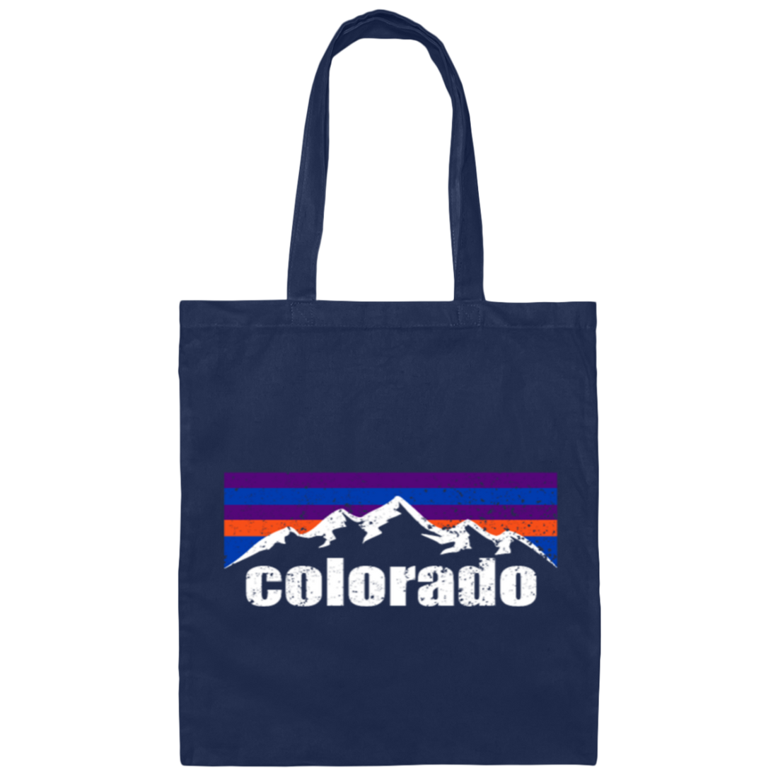 Colorado Berg America's Most Mountainous State Canvas Tote Bag