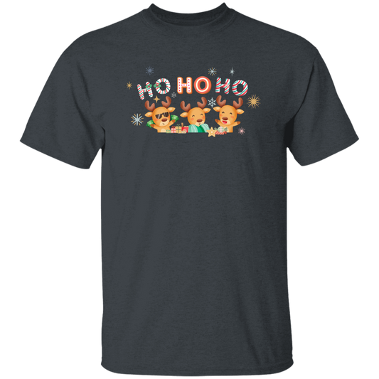 Christmas Reindeer, Ho Ho Ho, Cute Xmas Reindeer, Merry Christmas, Trendy Chrismas Unisex T-Shirt