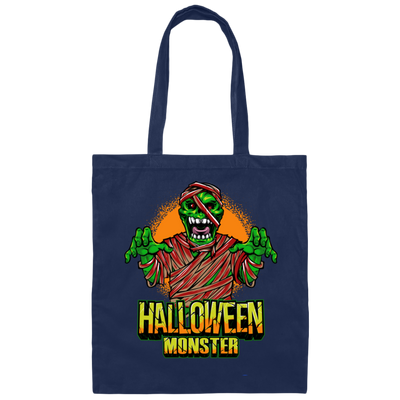 Halloween, Happy Halloween, Halloween Monster Canvas Tote Bag