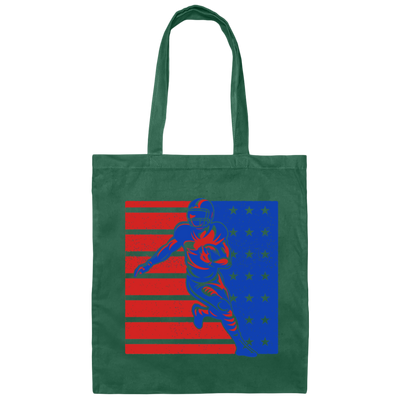 Fooball Player, American Sport, Best Of Football In America Canvas Tote Bag