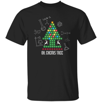 Oh Christmas, Chemis-Tree, Chemical Xmas, Chemical Board, Merry Christmas, Trendy Christmas Unisex T-Shirt