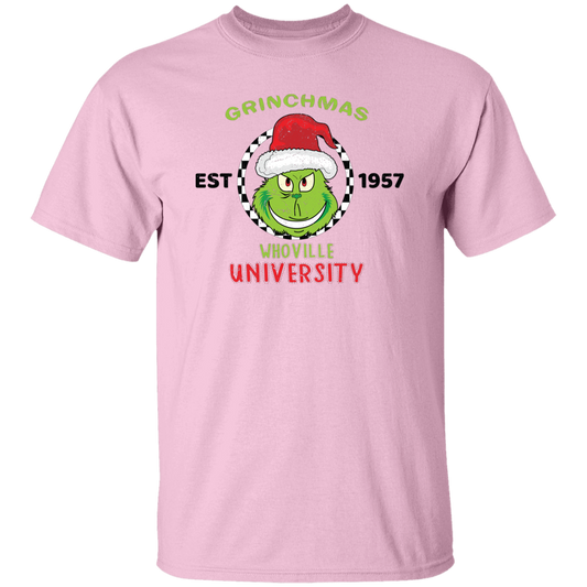 Grinchmas Whoville University, Est 1957, Grinch Xmas, Merry Christmas, Trendy Christmas Unisex T-Shirt