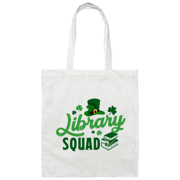 Love Patrick Library Squad Lover Gift My Christian Gift Canvas Tote Bag