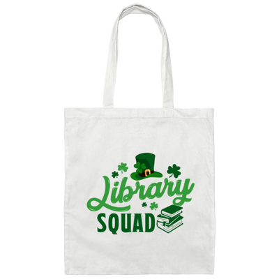 Love Patrick Library Squad Lover Gift My Christian Gift Canvas Tote Bag