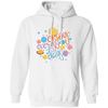 Cool Colorful Motivational Quote With Space, Love Life, Enjoy Every Day Pullover Hoodie