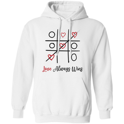 Love Always Wins, Love Gomoku, Valentine Gomoku Pullover Hoodie