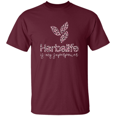 Herbalife New Logo Leopard Unisex T-Shirt, Pink Leopard Shirts, Herbalife Is My Superpower
