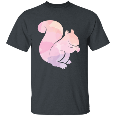 Squirrel Silhouette, Watercolor Squirrel, Animal Silhouette Unisex T-Shirt