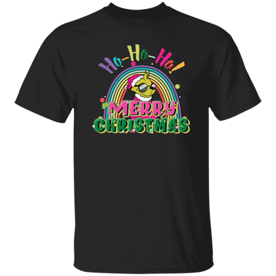 Ho Ho Ho, Grinch Christmas, Rainbow Christmas, Merry Christmas, Trendy Christmas Unisex T-Shirt