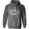 Merry Christmas Silhouette, Christmas Bell, Christmas Flower, Merry Christmas, Trendy Christmas Pullover Hoodie