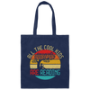 Retro All the Cool Kids are Reading Book Vintage Canvas Tote Bag