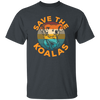 Vintage Wilderness Animal Gift, Save The Koalas, Vintage Cute Koalas Unisex T-Shirt