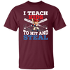 I Teach Kids To Hit And Steal, Super Baseball Player Unisex T-Shirt