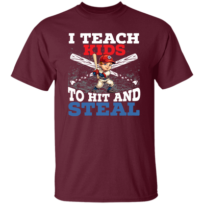 I Teach Kids To Hit And Steal, Super Baseball Player Unisex T-Shirt