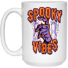 Spooky Vibes, Halloween Party, Halloween Holiday White Mug