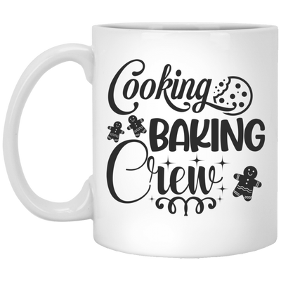 Cooking Baking Crew, Gingerbread Baking, Merry Xmas, Merry Christmas, Trendy Christmas White Mug