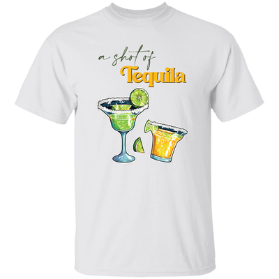 A Shot Of Tequila, Tequila Wine, Lime And Salt Unisex T-Shirt