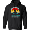 Amazing Space Transform At Your Pace, Retro Yoga Pullover Hoodie