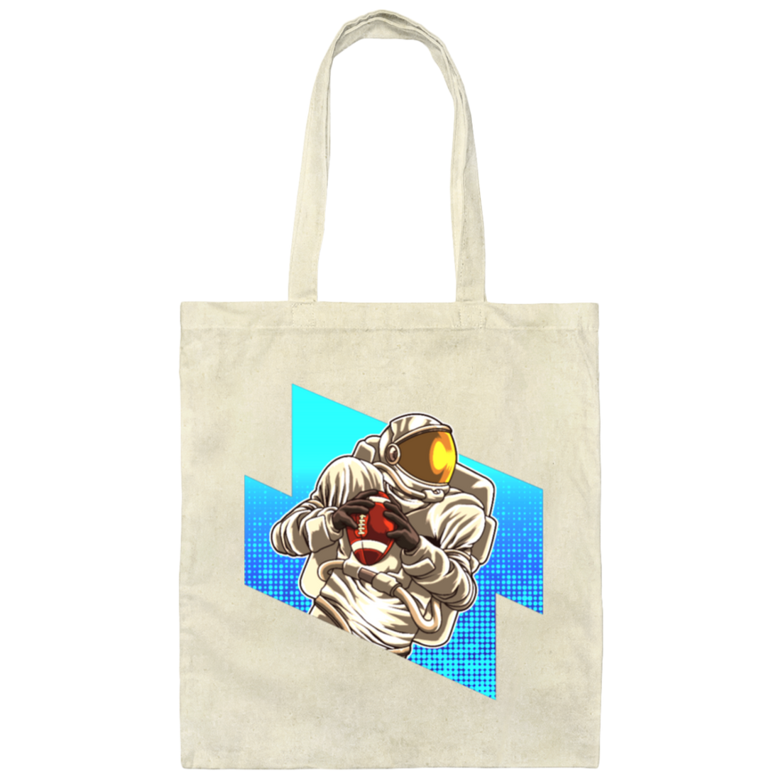 Football Astronaut, Outer Space Team, Baseball Lover, American Football Canvas Tote Bag