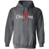 Red Glitter Christmas, Pastor Gift, Merry Christmas, Red Christian, Trendy Chrismas Pullover Hoodie