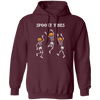 Dancing Skeleton, Spooky Vibes, Happy Halloween Pullover Hoodie