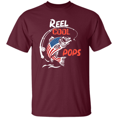 Reel Cool Pops, Love To Go Fishing, Love Fish, American Fish Gift Unisex T-Shirt