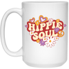 Hippie Soul, Groovy Soul, Groovy Style, Groovy Hippie White Mug