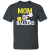 Mom Of Ballers, Baseball Sport, Retro Baseball Player Unisex T-Shirt