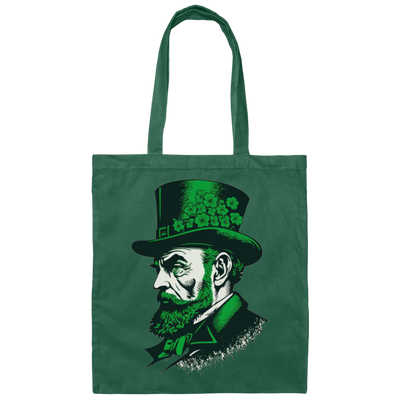 Patrick Lover, St Patrick, Men Of Patrick Day, Shamrock Hat Lover Canvas Tote Bag