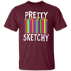 Pretty Sketchy, Color Pencils, Colorful, Sketching Unisex T-Shirt