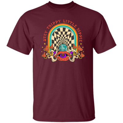 Stay Trippy Little Hippie, Groovy Hippie, Mushroom Unisex T-Shirt