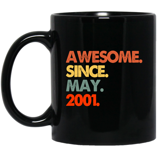 2001 Love Gift, Best Gift For 2001, Awesome Since 2001, Love 2001 Black Mug