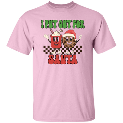 I Put Out For Santa, Love Santa, Groovy Santa, Xmas Unisex T-Shirt