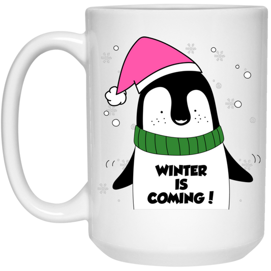 Winter Is Coming, Penguin Christmas, Love Winter, Merry Christmas, Trendy Chrismas White Mug